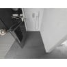 Mexen Kioto+ paroi de douche avec étagère Walk-in 95 x 200 cm, transparent, chrome - 800-095-121-01-00