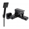 Mexen Cetus R45 grifo de bañera con conjunto de ducha, negro - 74433R45-70