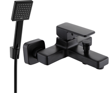 Mexen Cetus R45 rubinetto per vasca da bagno con set doccia, nero - 74433R45-70