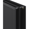 Mexen CVH30 Hygiëneplaatradiator 500 x 500 mm, onderste aansluiting, 648 W, antraciet - W630H-050-050-66