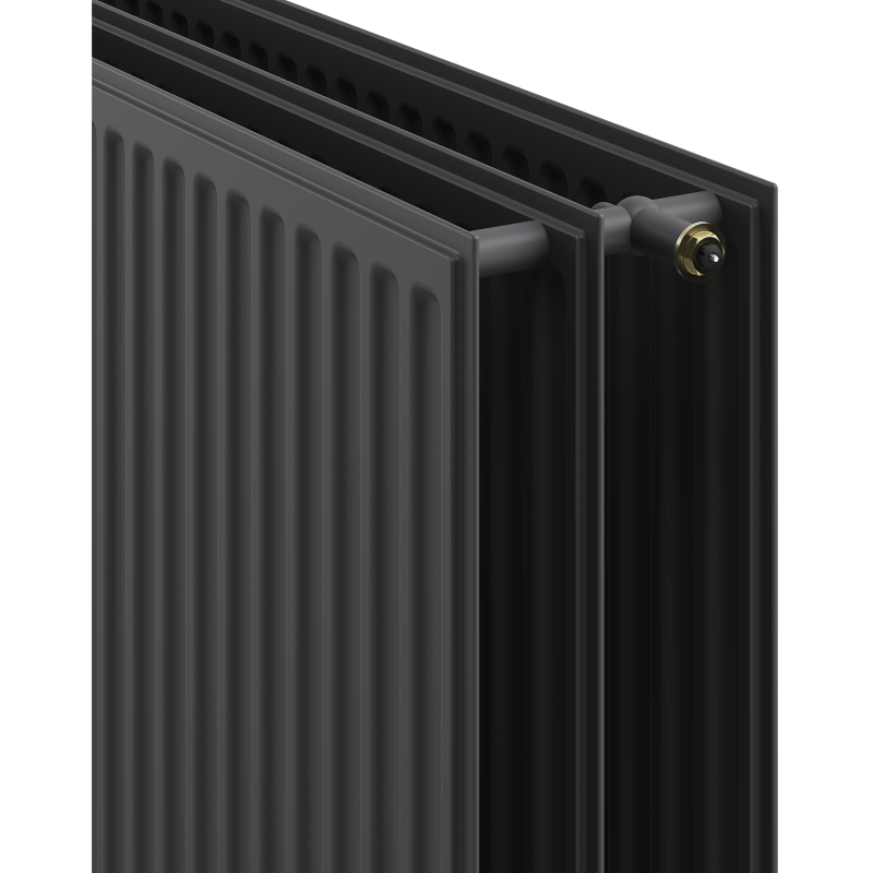 Mexen CVH30 Higienski ploščati radiator 500 x 1400 mm, spodnji priklop, 1815 W, antracit - W630H-050-140-66