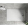 Mexen Hugo receveur rectangulaire SMC 140 x 70 cm, blanc, cache inox - 42107014-X