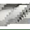 Mexen Hugo rechteckige Duschwanne SMC 150 x 70 cm, weiß, Abdeckung Inox - 42107015-X
