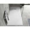Mexen Hugo rectangular SMC shower tray 170 x 80 cm, white, inox cover - 42108017-X
