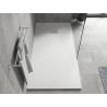 Mexen Hugo brodzik prostokątny SMC 180 x 80 cm, biały, maskownica inox - 42108018-X