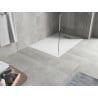 Bac à douche rectangulaire Mexen Hugo SMC 130 x 90 cm, blanc, cache inox - 42109013-X