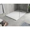 Mexen Hugo brodzik prostokątny SMC 150 x 90 cm, biały, maskownica inox - 42109015-X