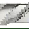 Mexen Hugo rechteckige Duschwanne SMC 170 x 90 cm, weiß, Inox-Abdeckung - 42109017-X