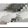 Mexen Hugo rechteckige Duschwanne SMC 170 x 90 cm, weiß, Inox-Abdeckung - 42109017-X