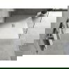 Mexen Hugo rechthoekige douchebak SMC 130 x 100 cm, wit, inox afdekking - 42101013-X
