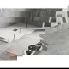 Mexen Hugo receveur de douche rectangulaire SMC 120 x 100 cm, blanc, cache en inox - 42101012-X