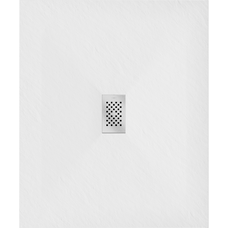 Mexen Hugo rectangular shower tray SMC 120 x 100 cm, white, inox cover - 42101012-X