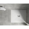Mexen Hugo rectangular shower tray SMC 130 x 100 cm, white, inox cover - 42101013-X