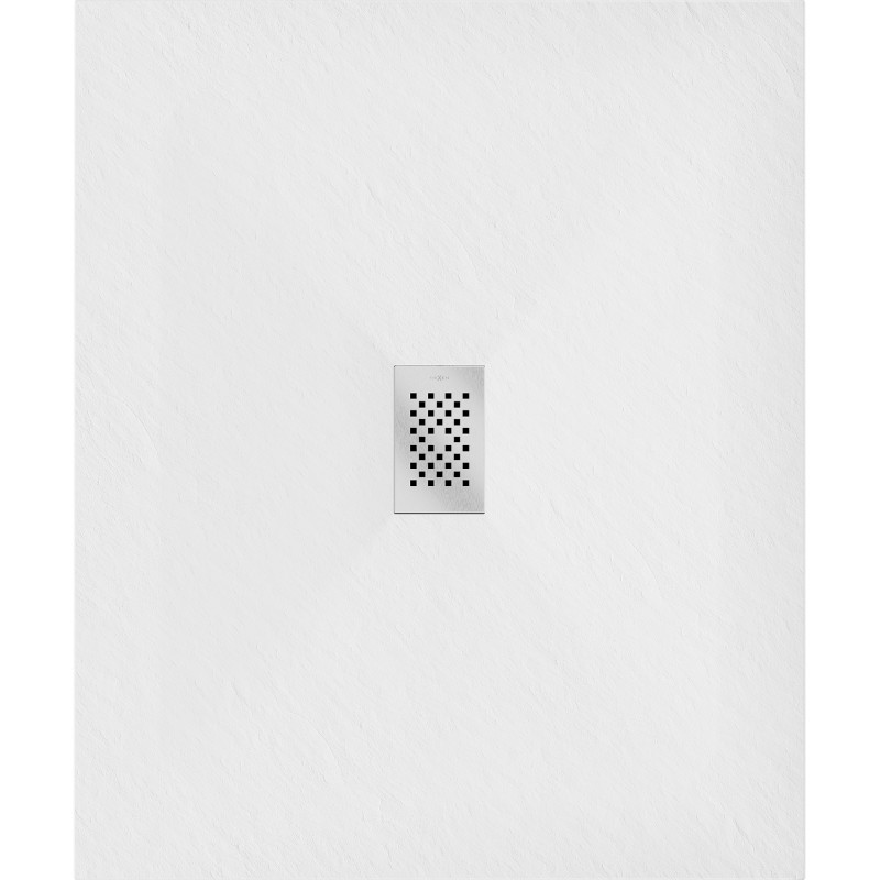 Mexen Hugo rectangular shower tray SMC 130 x 100 cm, white, inox cover - 42101013-X