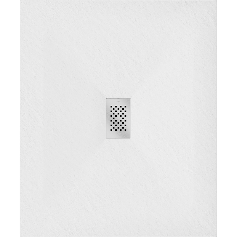 Mexen Hugo brodzik prostokątny SMC 140 x 100 cm, biały, maskownica inox - 42101014-X