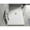 Mexen Hugo pravokutna tuš kada SMC 180 x 100 cm, bijela, maska inox - 42101018-X