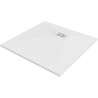 Mexen Hugo brodzik kwadratowy SMC 70 x 70 cm, biały, maskownica biała - 42107070-W