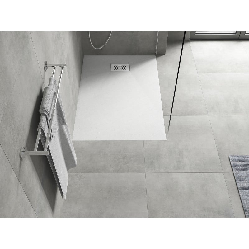 Mexen Hugo rectangular shower tray SMC 120 x 70 cm, white, white cover - 42107012-W