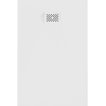 Receveur de douche rectangulaire Mexen Hugo SMC 90 x 70 cm, blanc, cache blanc - 42107090-W