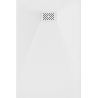 Mexen Hugo ορθογώνιος ντουζιέρα SMC 100 x 80 cm, λευκός με λευκό κάλυμμα - 42108010-W