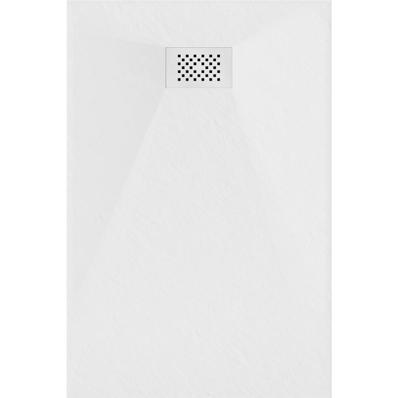 Mexen Hugo rectangular shower tray SMC 110 x 80 cm, white, white cover - 42108011-W