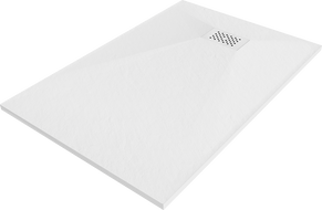 Mexen Hugo pravokutna tuš kada SMC 100 x 90 cm, bijela, bijeli poklopac - 42109010-W