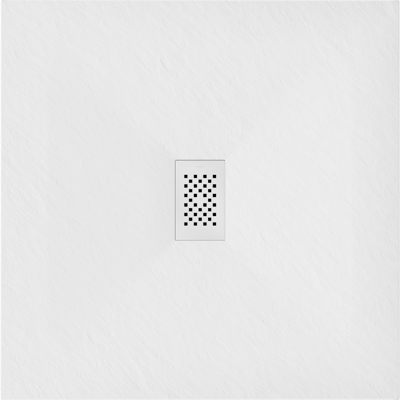 Mexen Hugo kvadratna tuš kad SMC 100 x 100 cm, bela, bela maska - 42101010-W
