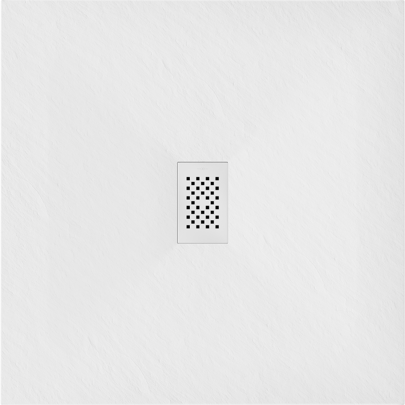 Mexen Hugo plato de ducha cuadrado SMC 100 x 100 cm, blanco, cubierta blanca - 42101010-W
