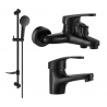 Mexen Erica DF05 conjunto de baño, negro - 746403DF05-70