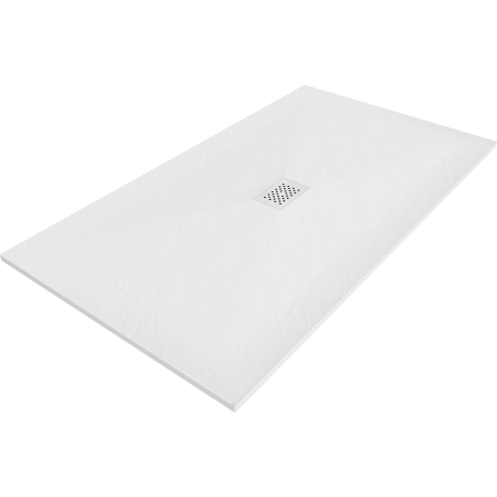 Mexen Hugo plato de ducha rectangular SMC 150 x 100 cm, blanco, cubierta blanca - 42101015-W