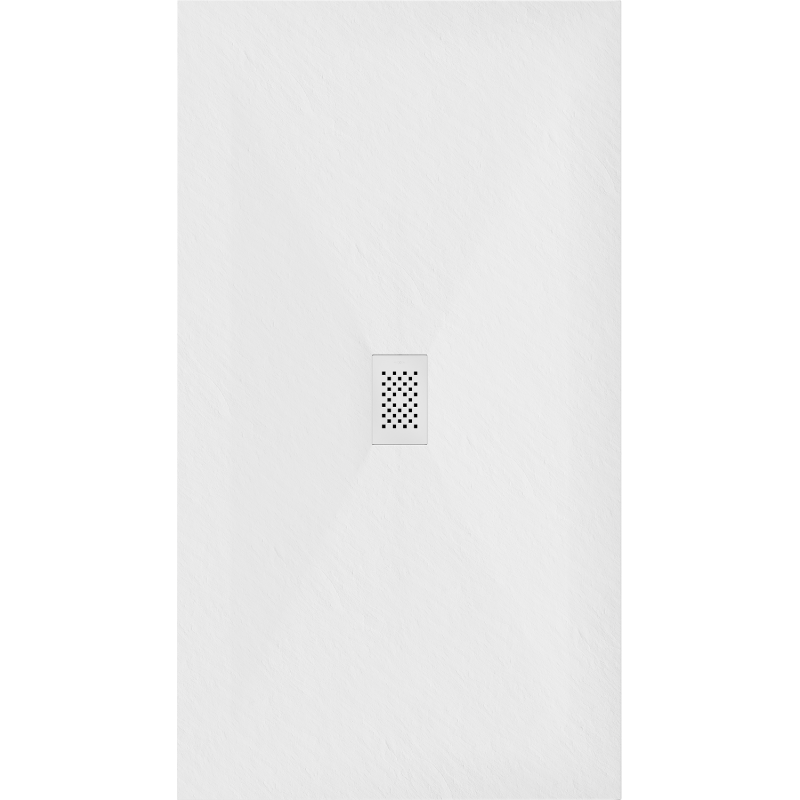 Mexen Hugo brodzik prostokątny SMC 180 x 100 cm, biały, maskownica biała - 42101018-W