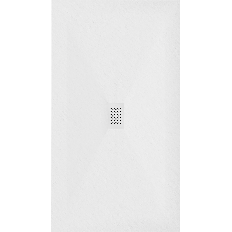 Mexen Hugo brodzik prostokątny SMC 160 x 100 cm, biały, maskownica biała - 42101016-W