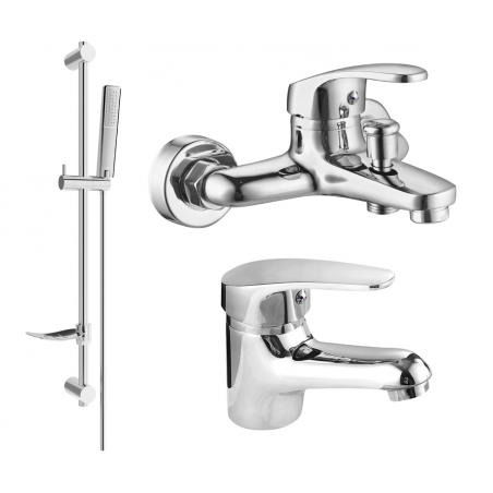 Mexen Erica DF72 ensemble pour baignoire, chrome - 746403DF72-00