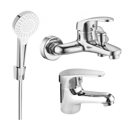 Mexen Erica R05 conjunto de baño, cromado - 746403R05-00