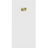 Mexen Hugo rechteckige Duschwanne SMC 170 x 80 cm, weiß, goldene Abdeckung - 42108017-G