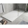 Mexen Hugo rechteckige Duschwanne SMC 170 x 80 cm, weiß, goldene Abdeckung - 42108017-G