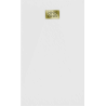 Mexen Hugo brodzik prostokątny SMC 160 x 90 cm, biały, maskownica złota - 42109016-G