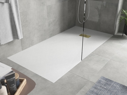 Mexen Hugo receveur de douche rectangulaire SMC 170 x 90 cm, blanc, cache or - 42109017-G
