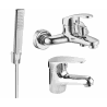 Mexen Erica R72 zestaw wannowy, chrom - 746403R72-00