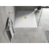 Mexen Hugo rectangular shower tray SMC 130 x 100 cm, white, gold cover - 42101013-G