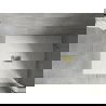 Mexen Hugo rechteckige Duschwanne SMC 140 x 100 cm, weiß, Abdeckung gold - 42101014-G