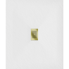Mexen Hugo receveur de douche rectangulaire SMC 140 x 100 cm, blanc, cache doré - 42101014-G