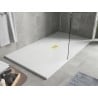 Mexen Hugo rechteckige Duschwanne SMC 180 x 100 cm, weiß, Abdeckung gold - 42101018-G