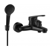 Mexen Erica R05 bathtub faucet with shower set, black - 74643R05-70