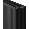 Mexen CVH30 Radiateur hygiénique à panneaux 900 x 800 mm, raccordement inférieur, 1651 W, anthracite - W630H-090-080-66