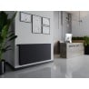 Mexen CVHF20 Hygiene Flat Heizkörperplatte 400 x 1000 mm, untere Anschlüsse, 719 W, Anthrazit - W620HF-040-100-66