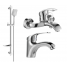 Mexen Fabia DF62 bath set, chrome - 746503DF62-00