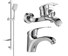 Mexen Fabia DF62 conjunto de baño, cromo - 746503DF62-00