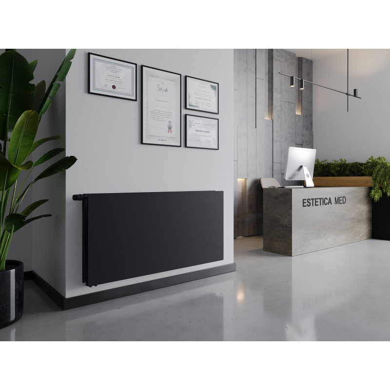 Mexen CVHF20 Hygiene Flat radiatore a pannello 400 x 1500 mm, collegamento inferiore, 1079 W, antracite - W620HF-040-150-66