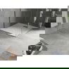 Mexen Hugo vierkante douchebak SMC 70 x 70 cm, wit, afdekplaat inox - 42107070-X